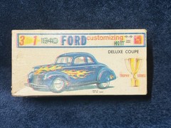 Vintage AMT 1940 Ford Deluxe Coupe Model Kit Parts Lot 1960’s Issue Extra Parts
