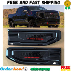 2pack OEM 2019-2026 Duramax Truck Turbo Vent Emblem Right Left 3D Nameplate