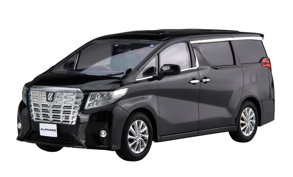 Fujimi Model 1/24 Car NEXT Series No.7 Toyota Alphard GF3.5L (Black) Color-coded