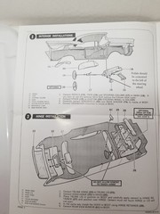 1957 Chevy 2dr Hardtop BODY for Atlantis Revell 1:25 Model Kit Chevrolet Bel Air