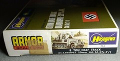 Hasegawa / Mini Craft 1/72 scale 8 Ton Half Track Quadruple 20mm -complete kit-