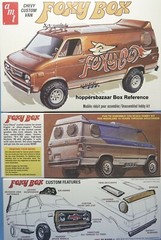 AMT 1975 Chevy Van Stock 350 Cid.V8 w/Automatic Tranny Set 1/25 Scale