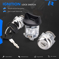 Ignition Switch Lock Cylinder with Door Lock & Keys Fit for Dodge Ram 1500/2500/