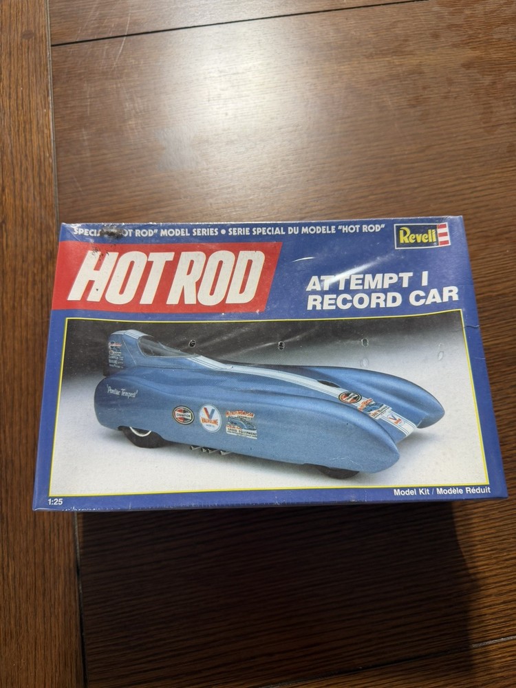 MICKEY THOMPSON Revell Hot Rod Attempt I Record Car 1/25 7119 Factory Sealed