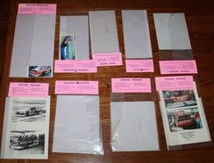 9ct Lot Blue Ridge Waterside Decals ORRC 1/24 and 1/25 Scale NASCAR Racing NOS