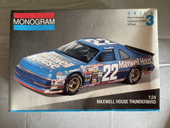 Monogram 2942 Maxwell House T-Bird Stock Car Parts Kit Bash Hood #2