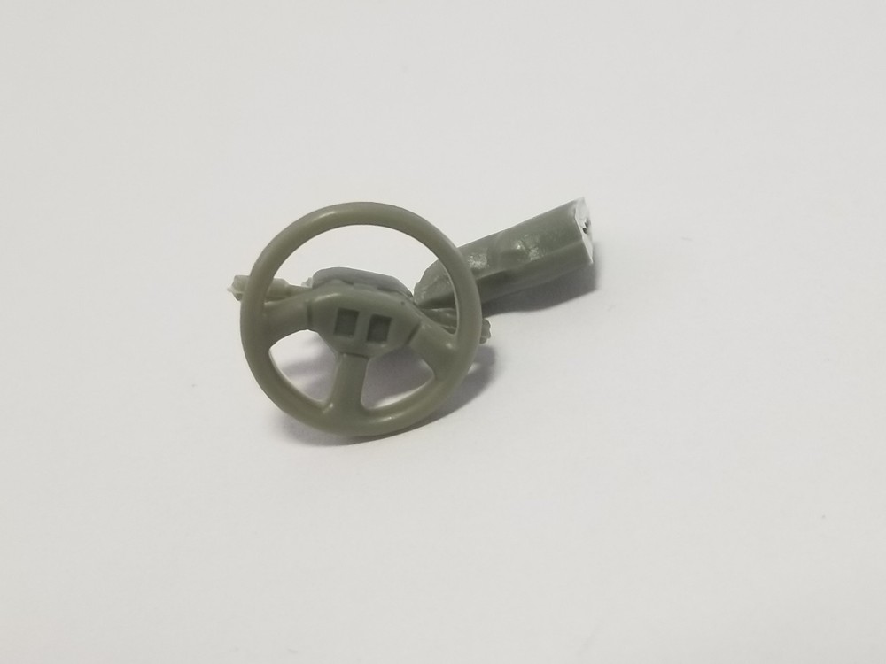 STEERING WHEEL #10 for Delorean Time Machine Polar Lights 1:25 Model Kit BTTF