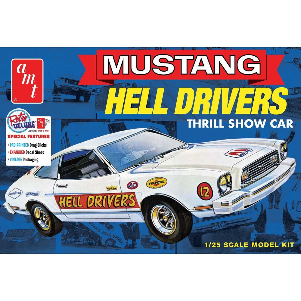 1/25 1977 Ford Mustang “Hells Drivers” – AMT1475