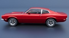 ABS Like Resin 3D Printed 1971 Mercury Comet Model in 1/25