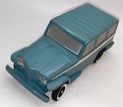 1959 Willys Jeep 2-door Station Wagon Promo 1/22 AUTHENTICAST Cerulean Blue VF++