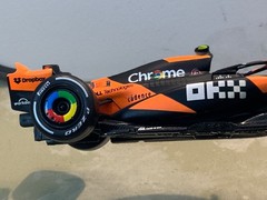 Formula racing mclaren #4 jw/4 pitmen 1/43 scale new RARE BY BURAGO