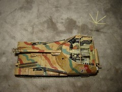 Built German Tank 5-1/2 inches long Well Built & Painted Excellent Cond Nice