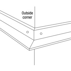 Prelude 12 Ft. Hemmed-Angle Molding
