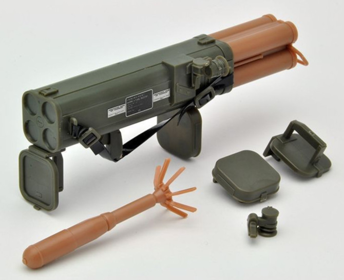 TomyTec Little Armory 1/12 M202A1 Missile Launcher Flash RPG LA017 Model Kit
