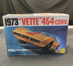 Palmer 1973 VETTE / Corvette 454 Convertible Model Kit 7311-100 Incomplete!!