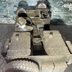 A Bridge Too Far ! British PARATROOPERS WILLYS JEEP COMMANDO CAR Vickers MGun!!