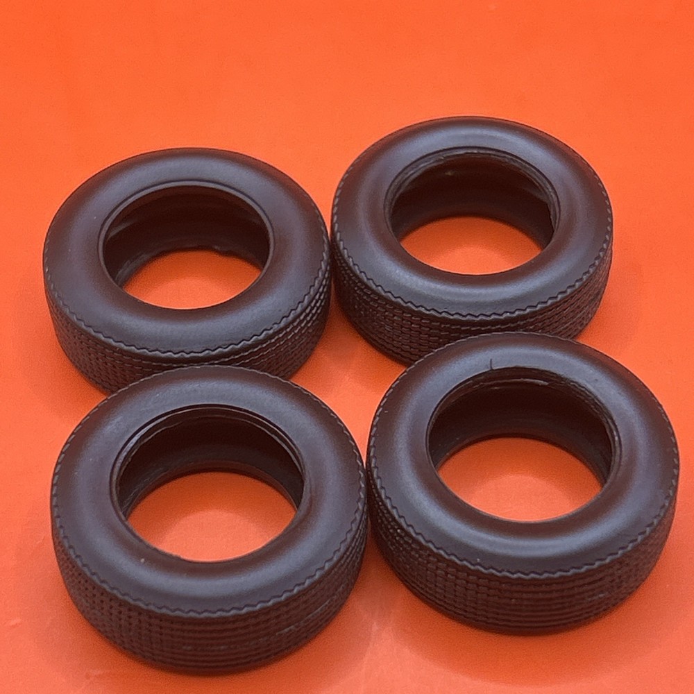 1968 Mustang Shelby GT500 AMT Tires Set Of 4 Model Parts 1:25 New 5