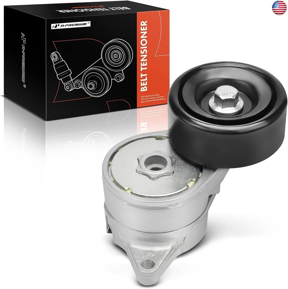 A-Premium Belt Tensioner Assembly with Pulley Compatible with Acura TL