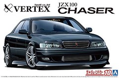 AOSHIMA 1/24 The Tuned Car Series No.10 Toyota VERTEX JZX100 Chaser Tourer V 199