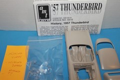 PARTS LOT 1957 Ford THUNDERBIRD 1/25 scale AMT #6516 incomplete T-Bird model kit