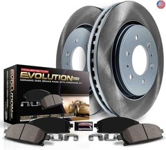 Power Stop SC8063 Rear Brake Kit With Semi-Coated Brake Rotors and Ceramic