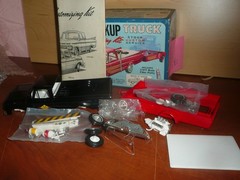 complete rare amt unibody 1962 ford truck kit # k-132-200 missing custom decals