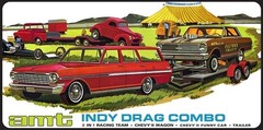 AMT 1520 Indy Drag Combo 1/25 model kit