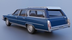 ABS-LIKE RESIN 3D PRINTED 1/25 1979 CADILLAC FLEETWOOD BROUGHAM WAGON KIT