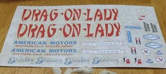 JOHAN Shirley Shahans 69 AMX SUPER STOCKER DRAG-ON-LADY Model Kit
