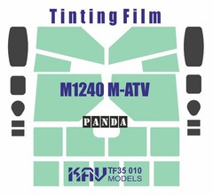 1:35 Window Tint Film for scale model M1240 M ATV Panda PH35001