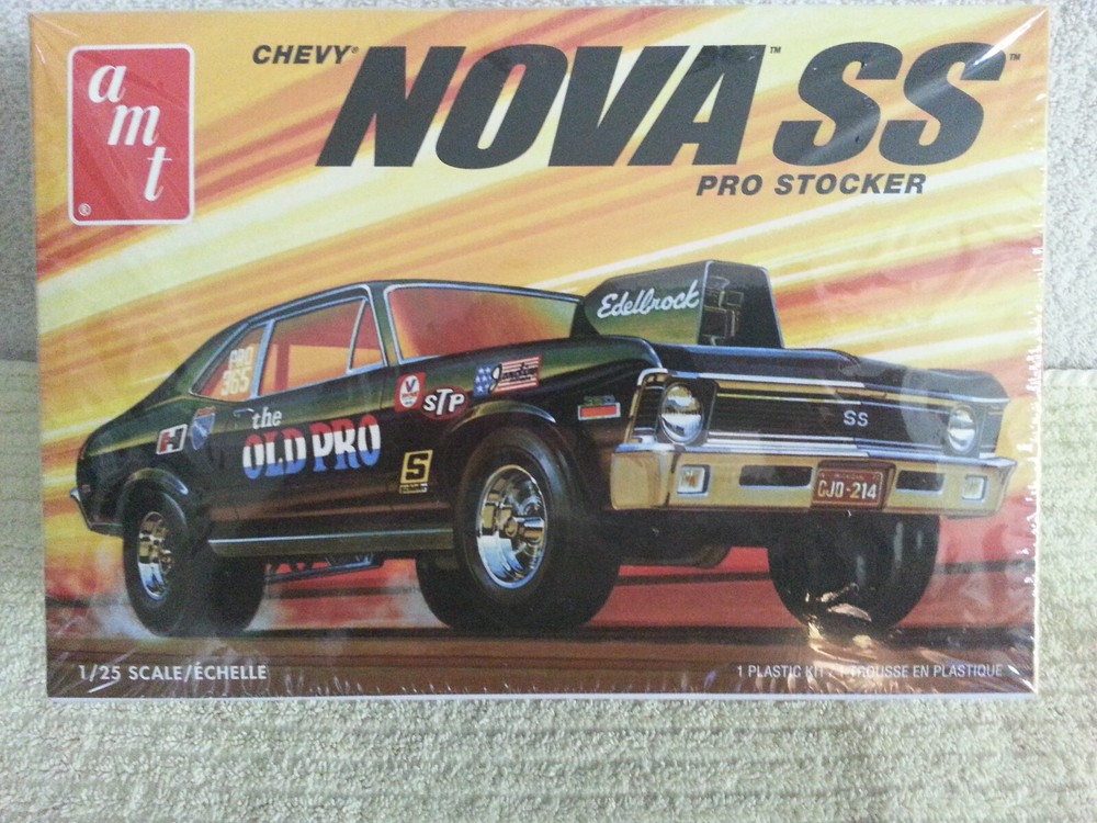 AMT Chevy Nova SS Pro Stocker 1/25 Scale Plastic Model Kit NEW -FACTORY SEALED