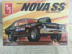 AMT Chevy Nova SS Pro Stocker 1/25 Scale Plastic Model Kit NEW -FACTORY SEALED