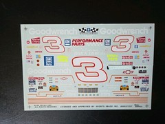 1994 Dale Earnhardt #3 Goodwrench Lumina 1:24 Decal – Slixx Waterslide Decals