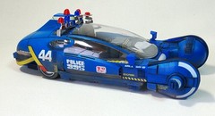 Blade Runner Spinner 1/24 built & painted weathered with custom display stand