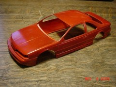 1989-1993 Ford Thunderbird Slot Car Body 1/24 1/25 Model Part UPRM