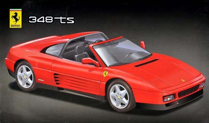 Fujimi 1/24 Scale 12211 Ferrari 348ts Plastic Model Car Kit NEW SEALED US SHIP