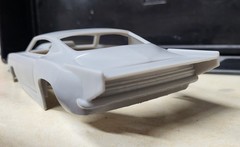 1/24 scale resin 3d printed 1968 Barracuda Pro Mod drag body model slot car