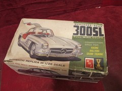 AMT MERCEDES BENZ 300SL GULL WING COUPE ORIGINAL 1965 ISSUE 1/25
