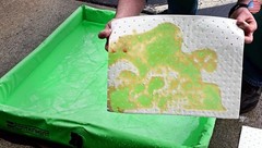 FlashDry Oil Absorbent Pads ? High Absorbency of Oil-Based Liquids,