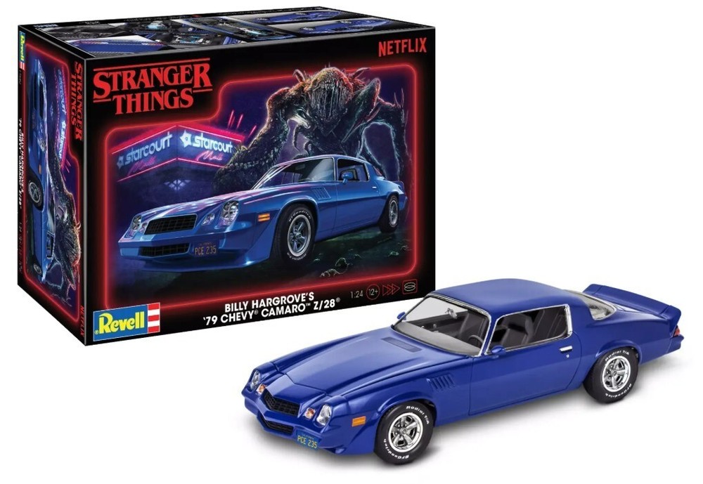 Revell Stranger Things Billy Hargrove’s ’79 Chevy Camaro Z/28 1:24 model car kit