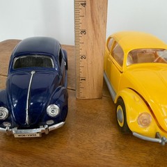 VW Beetle Models 2 Sunnyside SS 7707 1955 Bug & Airfix QuickBuild Yellow Plastic