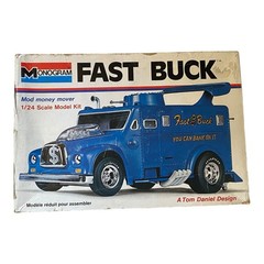 1995 Tom Daniel’s Fast Buck 1/24 Armored Truck Monogram #7533 Model Kit – Open