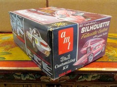 SILHOUETTE CUSTOM CAR & TRAILER, AMT 2162-200, c. 1960s, Unbuilt and Complete