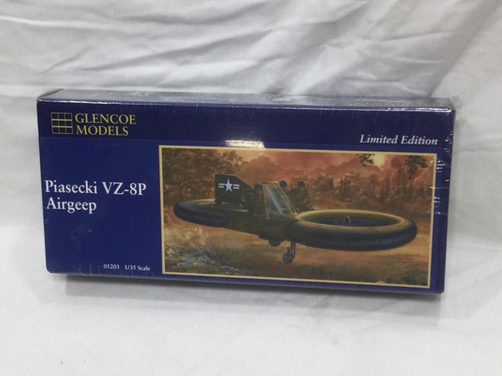 1997 Glencoe Models Piasecki ZV-8P Airjeep Model Kit 1/35 US Army Boxed Sealed