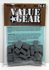 1/35 Universal Wooden Crates #8 – Value Gear Details – 22 pcs Resin Stowage