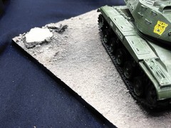 1/35 Scale Military Diorama Base Terrain Display Model Soldiers Figures Diecast