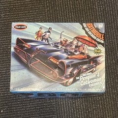 POLAR LIGHTS 998/12 BATMOBILE BAD GUY GETAWAY EDITION MODEL KIT, used,1/25 SCALE