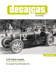Decalcas 1:12 Scale Paint Mask for Italeri Bugatti Type 35B modelkit #DCL-MSK022
