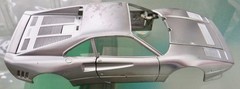 Ferrari GTO Metal Body Model Kit Testors 152 Snap or Screw On Parts Started