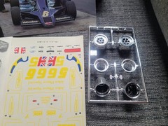 Tamiya Team Lotus J.P.S.MK.III 1/20 OPEN BOX COMPLETE Partially assembled